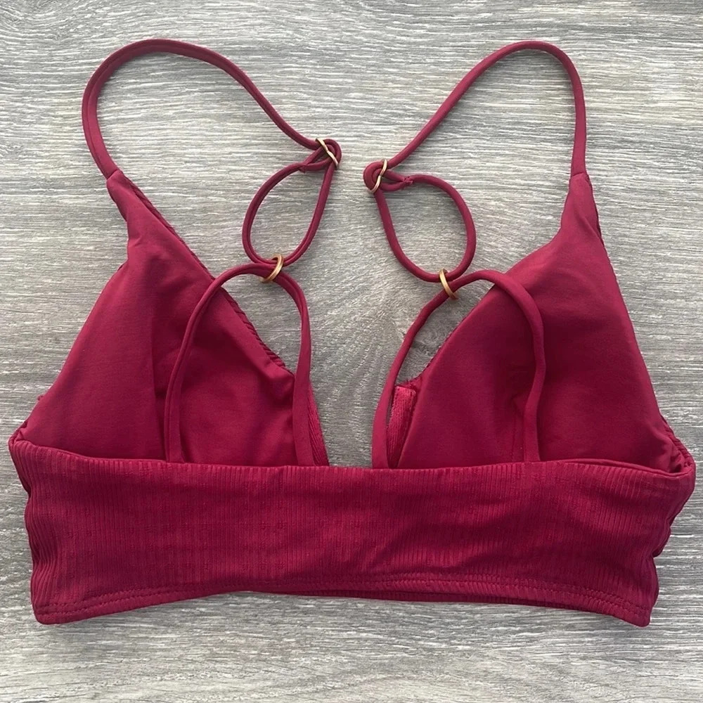 L*Space Siren Top, cabernet - Picture 4 of 10